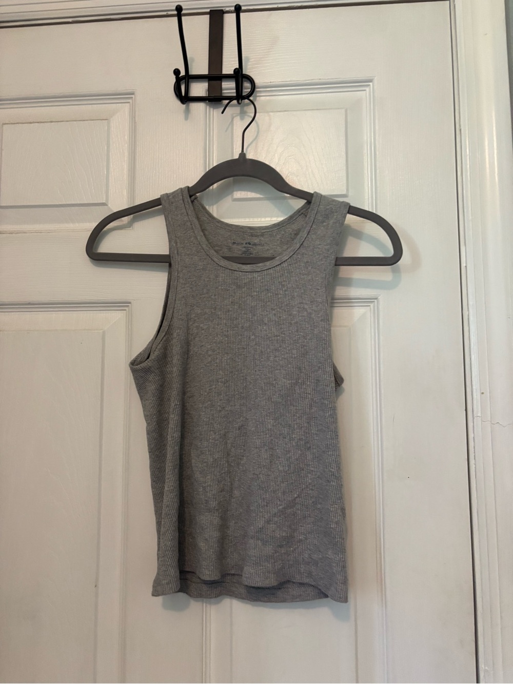 Brandy Melville Gray Ribbed Tank